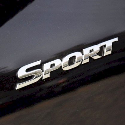 Logo nổi Sport dán trang trí xe-SP02