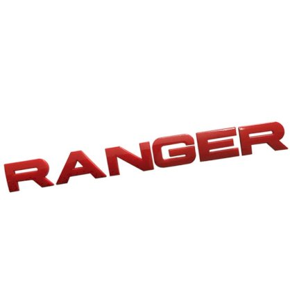 Tem logo chữ nổi RANGER dán trang trí đuôi xe Ford RANGER