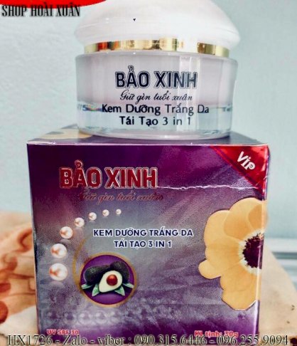 Kem dưỡng trắng tái tạo da 3.1 Bảo Xinh - HX1726