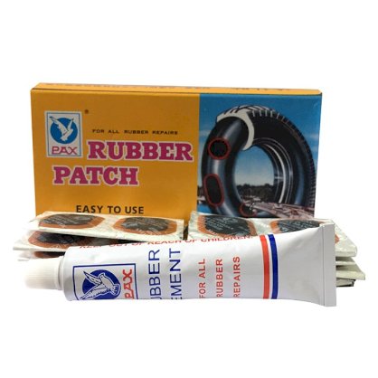 Bộ keo và miếng vá săm xe máy, xe đạp Rubber Patch