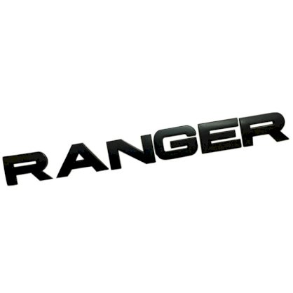 Tem logo chữ nổi RANGER dán trang trí đuôi xe Ford RANGER (Đen)
