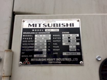 Máy phát điện MITSUBISHI MGS1100