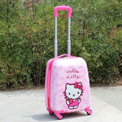 Vali kéo Hello Kitty 4 bánh xe 360 cho trẻ