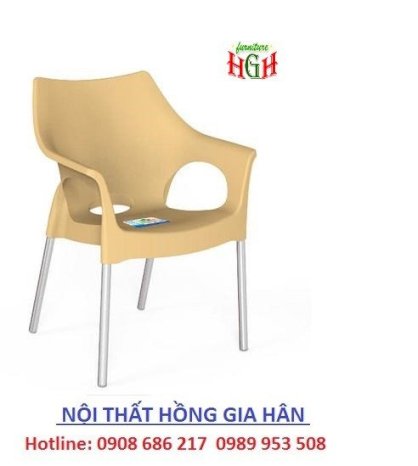 Ghế nhựa sân vườn Hồng Gia Hân b40