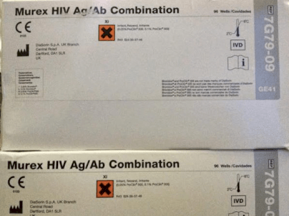 Test chuẩn đoán nhanh HIV Murex HIV 1.2.0