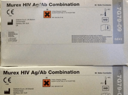 Test chuẩn đoán nhanh Murex HIV Ag/AB Combination