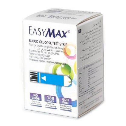 Que thử đường huyết Easy Max lọ 25 que