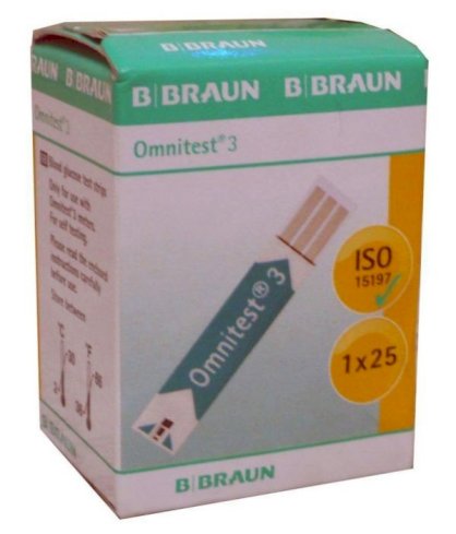 Que thử tiểu đường Braun Omnitest 3