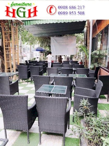 Bàn ghế cafe sân vườn n14