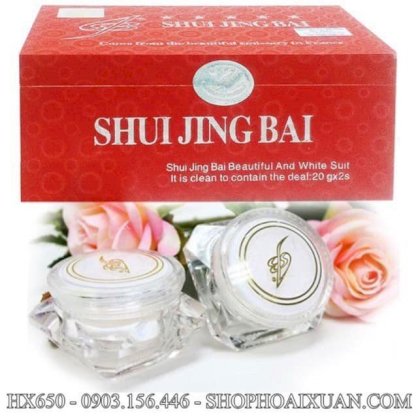 Bộ mỹ phẩm kem trị nám dưỡng da thuỷ tinh bạch Shui Jing Bai ngày và đêm - HX650