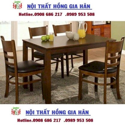 Bộ bàn ghế gỗ Hồng Gia Hân n45