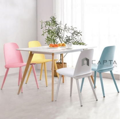 Bộ bàn phòng ăn 4 ghế cao cấp | SD LEXI12 / NERD | Nội thất Capta