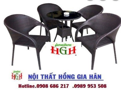 Bần ghế cafe sân vườn cao cấp giá rẻ nhgh37