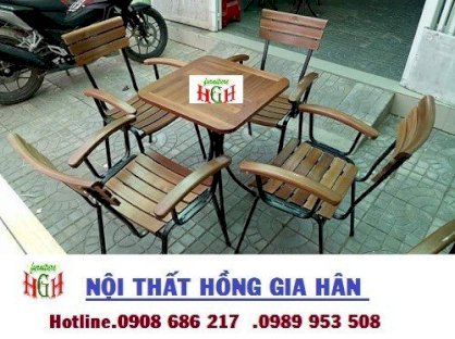 Bàn ghế cafe sân vườn nhgh 39