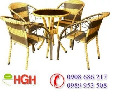 Bộ bàn ghế cafe HGH-8