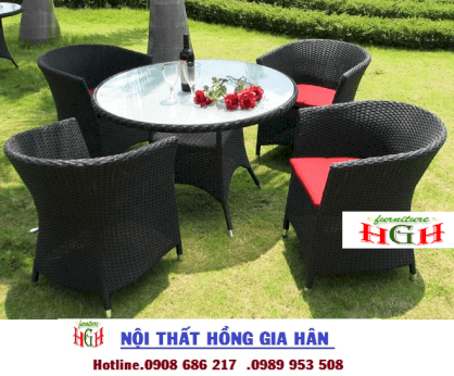 Bộ bàn ghế cafe HGH 14