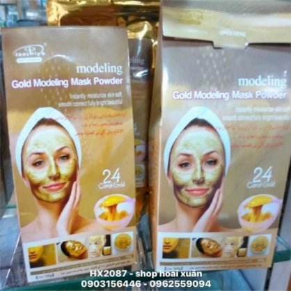 Bột đắp Mặt Nạ Vàng Carat Gold Modeling Mask Powder Laoshiya 100g - HX2087