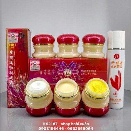 Bộ kem dưỡng da làm mờ nám và Tàn Nhang YIQI đỏ TAIWAN - kem yiqi - HX2147