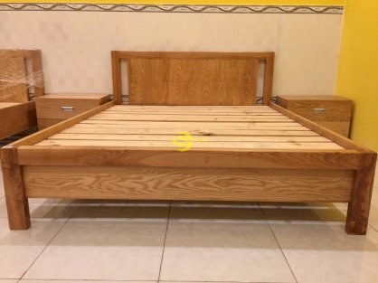 Giường ngủ gỗ sồi kiểu nhật 1,4mx2m – LCMGN10