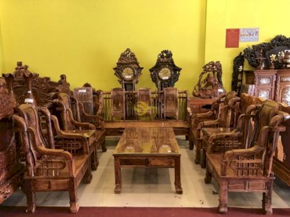 Bộ bàn ghế khổng minh gỗ cẩm lai – BBG567
