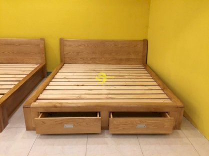 Giường ngủ gỗ sồi 1,8mx2m – LCMGN06 - Đồ gỗ Sơn Đông