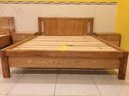 Giường ngủ gỗ sồi kiểu nhật 1m4 – LCMGN10