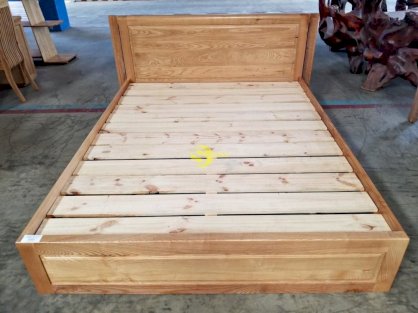 Giường ngủ gỗ sồi có hộc 1m6 – LCMGN14