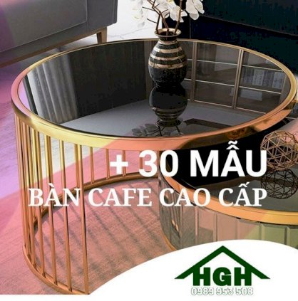 Bàn sofa mặt kính cao cấp HGH110