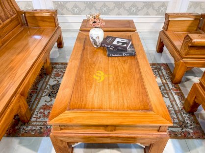 Bộ bàn ghế kim tượng trấn quốc gỗ gõ đỏ 6 món