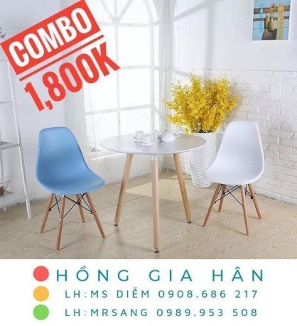 Bàn ghế cafe giá rẻ Hồng Gia Hân BG406