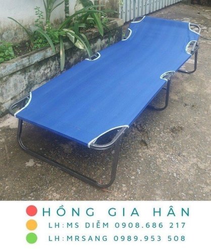 Giường xếp phục vụ cách ly tiện dụng giá tốt Hồng Gia Hân HGH01