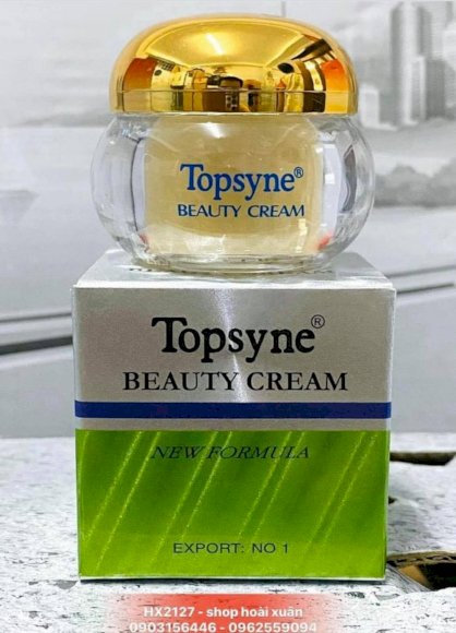 Kem dưỡng trắng Topsyne Beauty Cream taiwan 16gr - HX2127 - Đài Loan - 25g