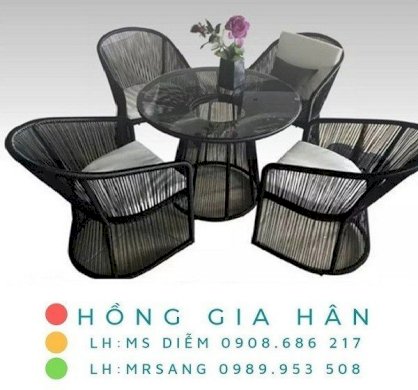 Nội thất mây nhựa Hồng Gia Hân MS22