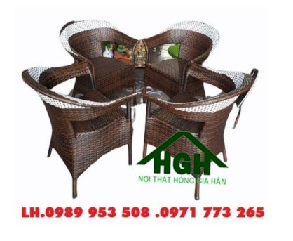 Ghế mây nhựa Hồng Gia Hân MS41