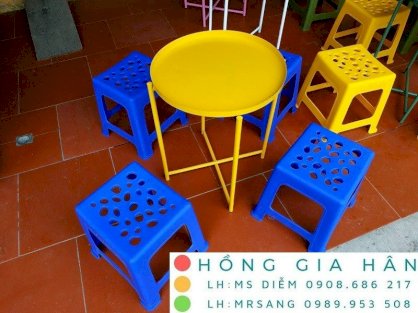 Bàn ghế cafe bệt Hồng Gia Hân MS400