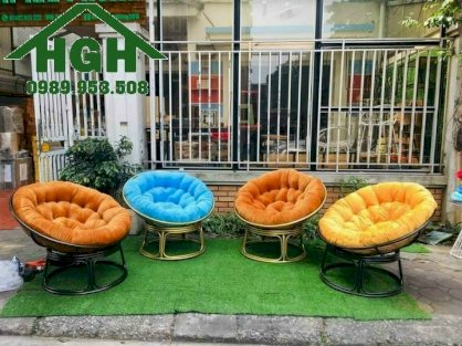 Ghế thư giãn Hồng Gia Hân_Ghế Papasan