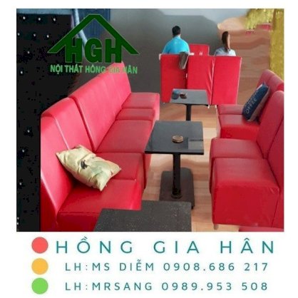 Bàn ghế sofa cafe Hồng Gia Hân MS183