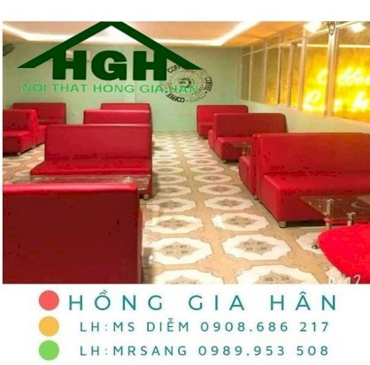 Bàn ghế sofa cafe Hồng Gia Hân MS195