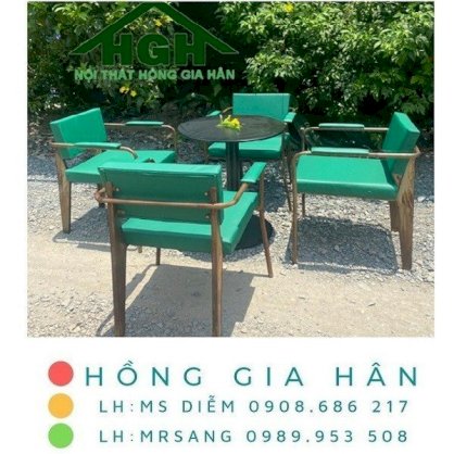 Bàn ghế cafe Tp HCM Hồng Gia Hân MS236
