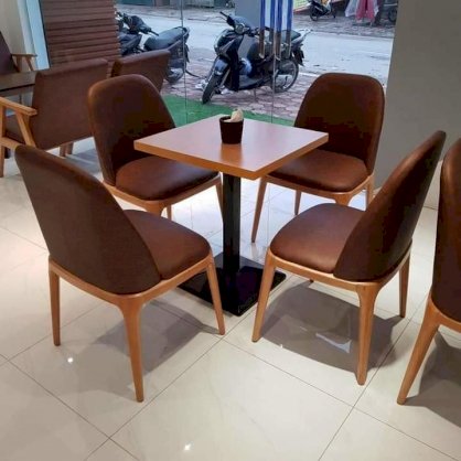 Bàn ghế cafe bằng gỗ Tp.HCM Hồng Gia Hân