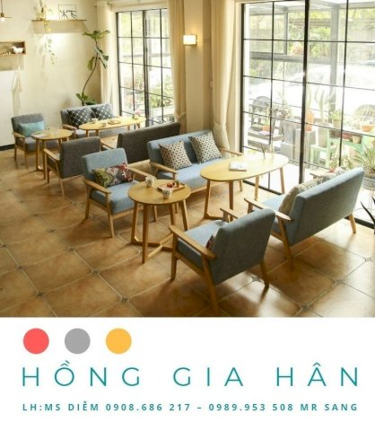 Bàn ghế cafe Tp HCM giá tốt Hồng Gia Hân MS602