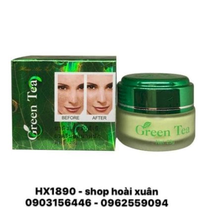 Kem trà xanh , kem green tea , seven day , hua shu li , huashuli , 7day , kem dưỡng da , kem nám , kem trắng da , shop h