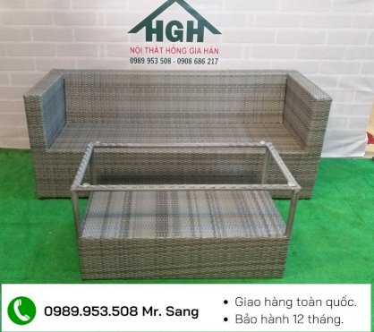 Sofa, salon mây nhựa Tp.HCM HGH05124