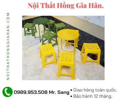 Bộ bàn ghế cafe cóc giá tốt Tp.HCM HGH05143