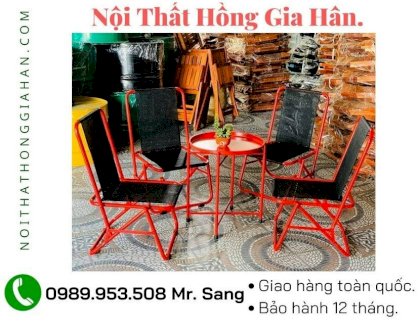 Bộ bàn ghế cafe bệt giá rẻ Tp.HCM HGH05145