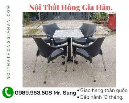 Bộ bàn ghế nhựa đúc Nữ Hoàng Tp.HCM HGH06163