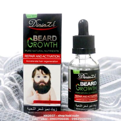 Tinh chất mọc râu BEARD GROWTH DininZi 40ml giúp mọc lông vùng ngực - HX2037