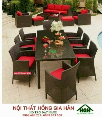 Bàn ghế cafe Tp HCM Hồng Gia Hân M0707