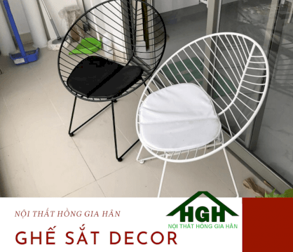 Ghế sắt Decor Tp.HCM Hồng Gia Hân G0906