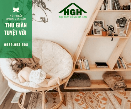 Ghế Papasan thư giãn mây tự nhiên Tp.HCM Hồng Gia Hân P1010